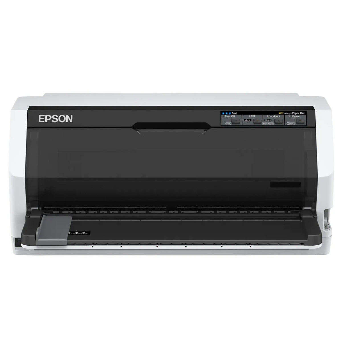 Epson LQ-690II 24-Pin Dot Matrix Printer, 24-Pin Printing Method, Up to 10 CPI Printing Speed, 360 x 180 DPI Resolution, USB 2.0 Connectivity, White / Black | C11CJ82402
