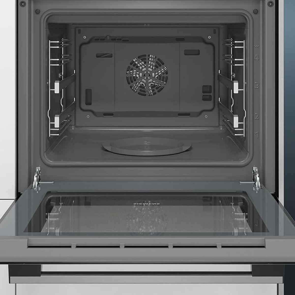 Siemens iQ500 Built-in Electric Oven HI257JYB0M with added steam function - 60 x 60 cm - Black