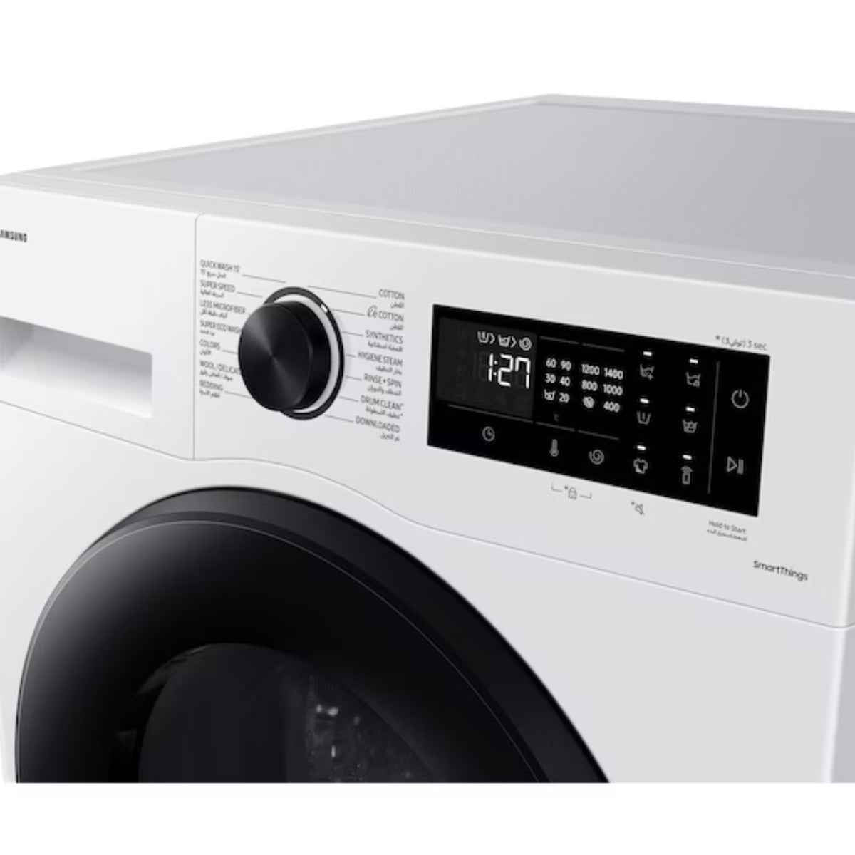 Samsung WW5000C / WW10CGC04DAEGU 10.5kg Front-Load Washing Machine – Eco Bubble™, SmartThings AI Energy Mode, Less Microfiber Cycle, White