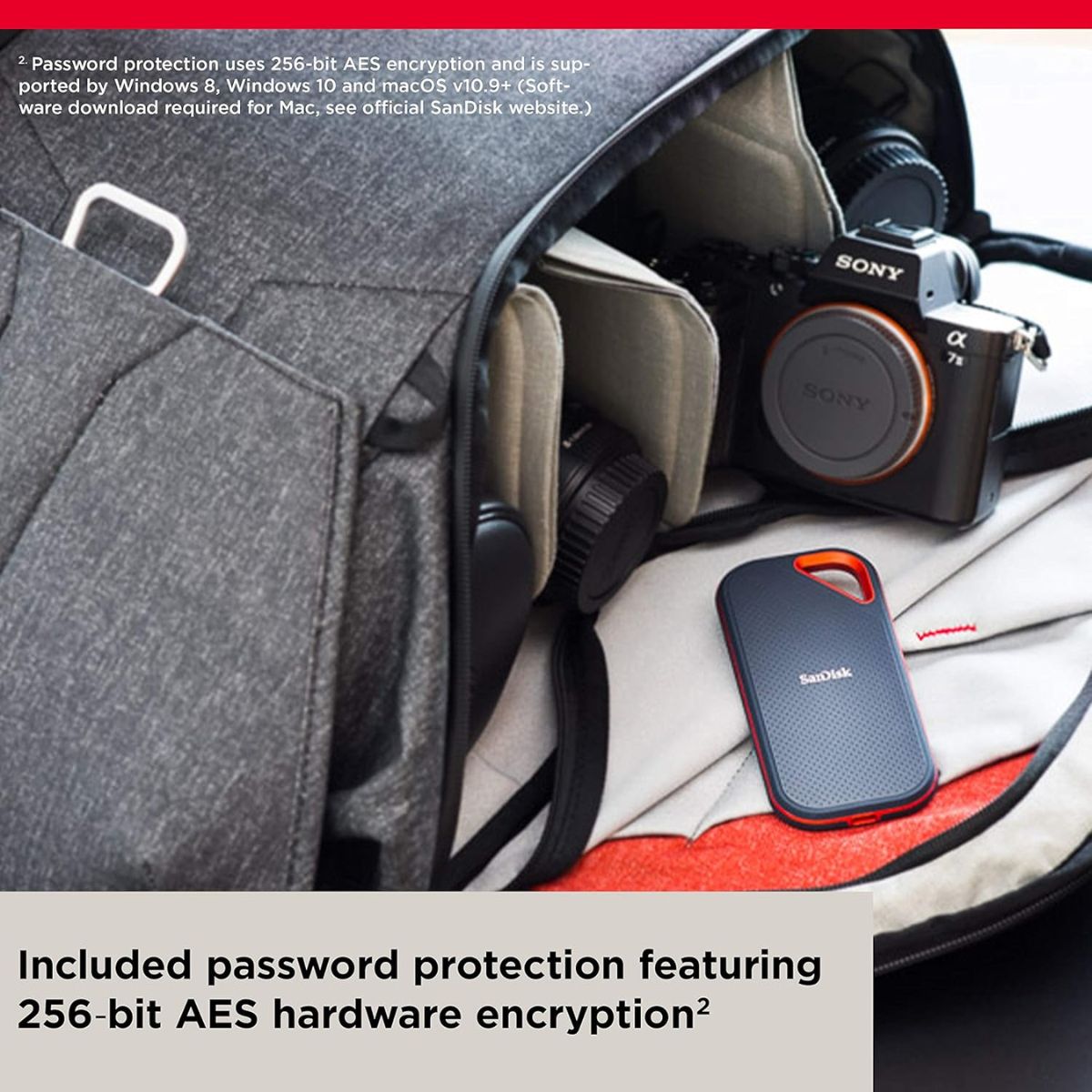 SanDisk Extreme Pro Portable SSD – 4TB, Up to 2000MB/s, USB-C 3.2 Gen 2 High-Speed Storage