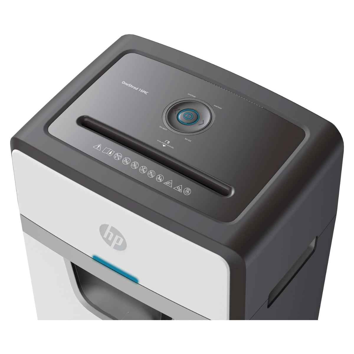 HP OneShred 16MC Micro-Cut Shredder – 16 Sheets, Security Level P-5