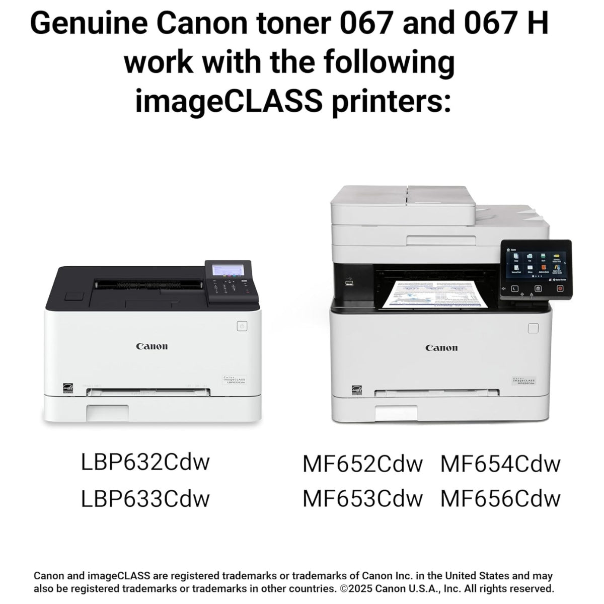 Canon 067 Black Original Toner Cartridge – Sharp Black Printing, Reliable Canon Performance