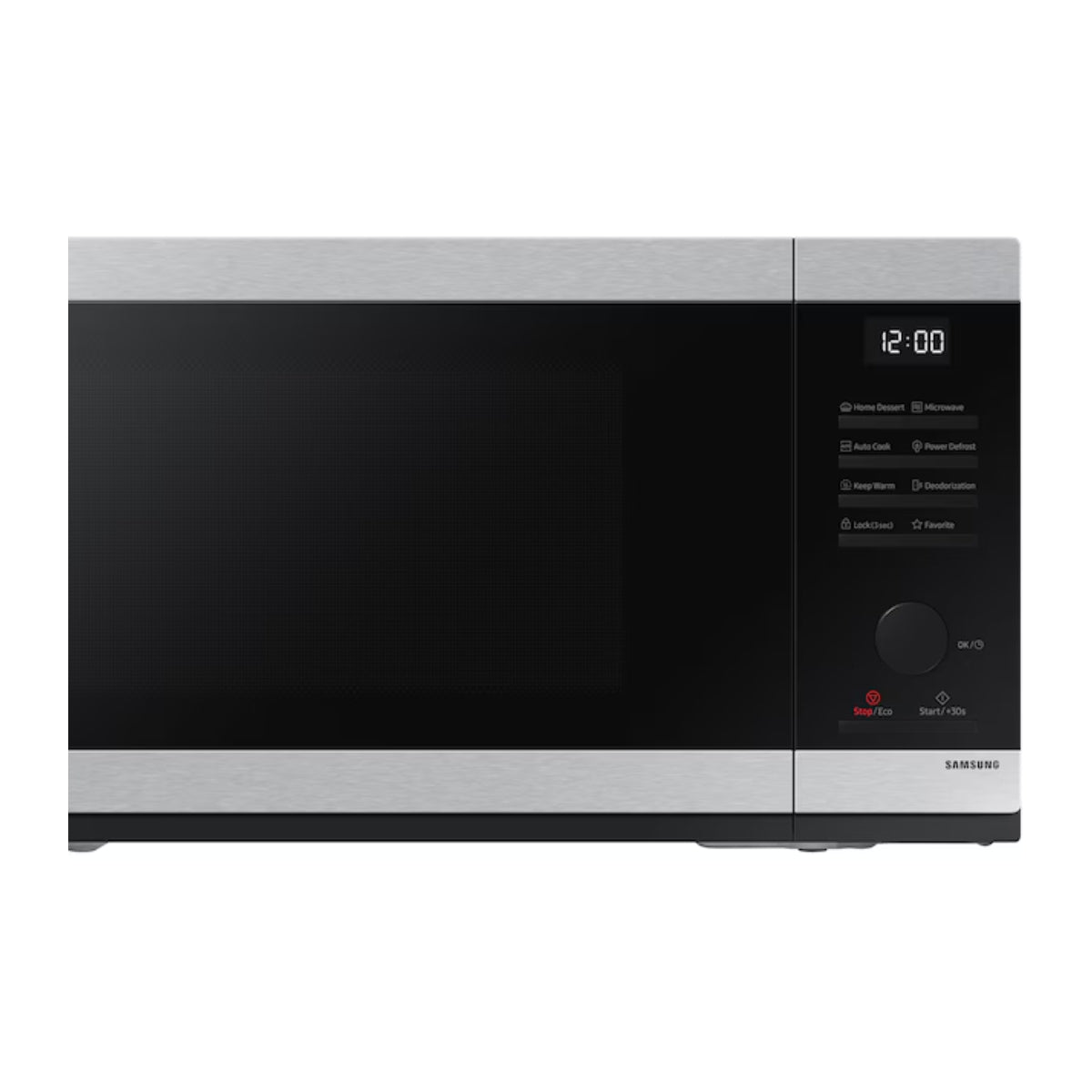 SAMSUNG mw4000d 32L Solo Microwave Oven Silver color with Power Defrost and Home Dessert, 1500 W Power Consumption, 7 Power Levels