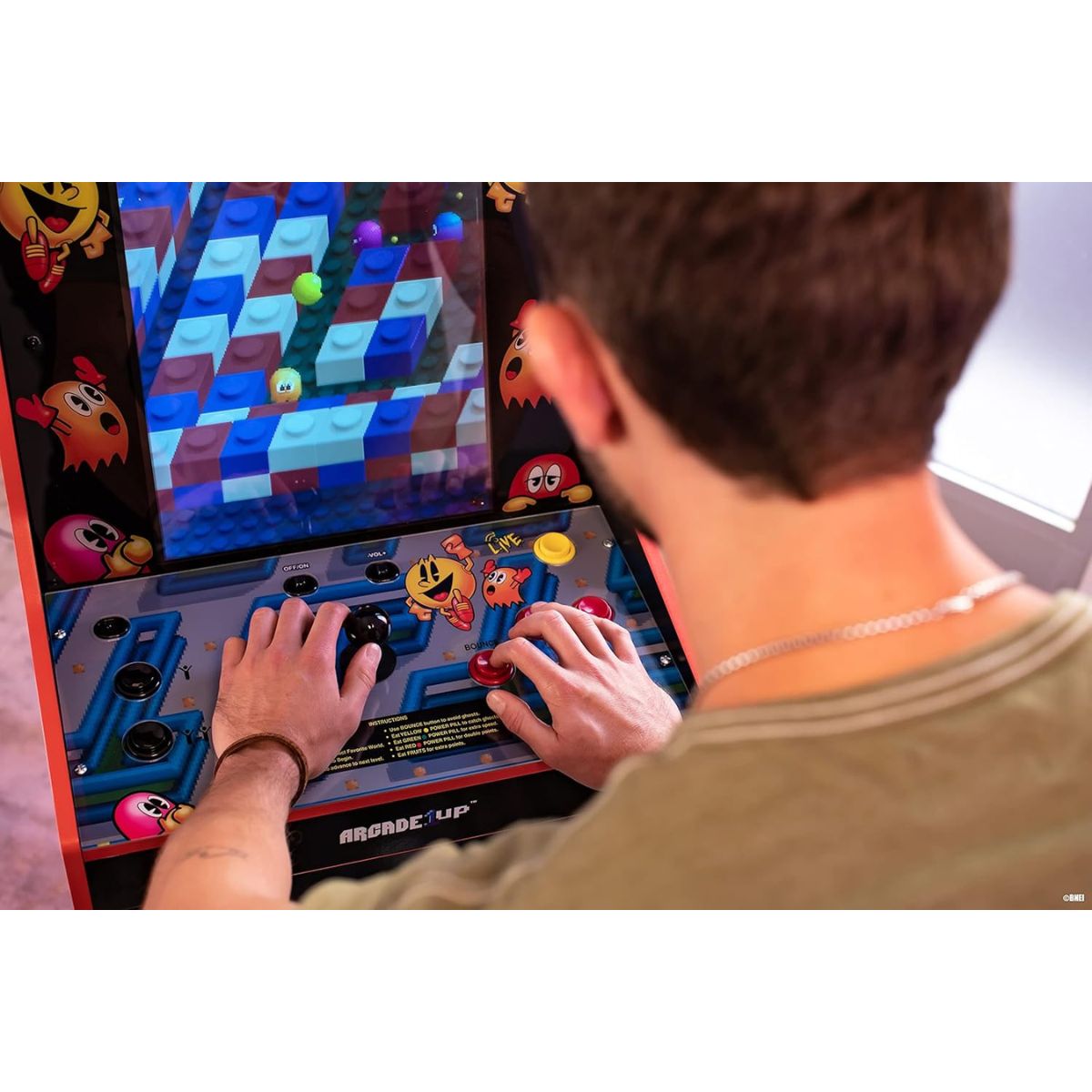 Arcade1Up PAC-Man Deluxe Arcade Machine – 5ft Tall, 14 Classic Games, Home Arcade Experience