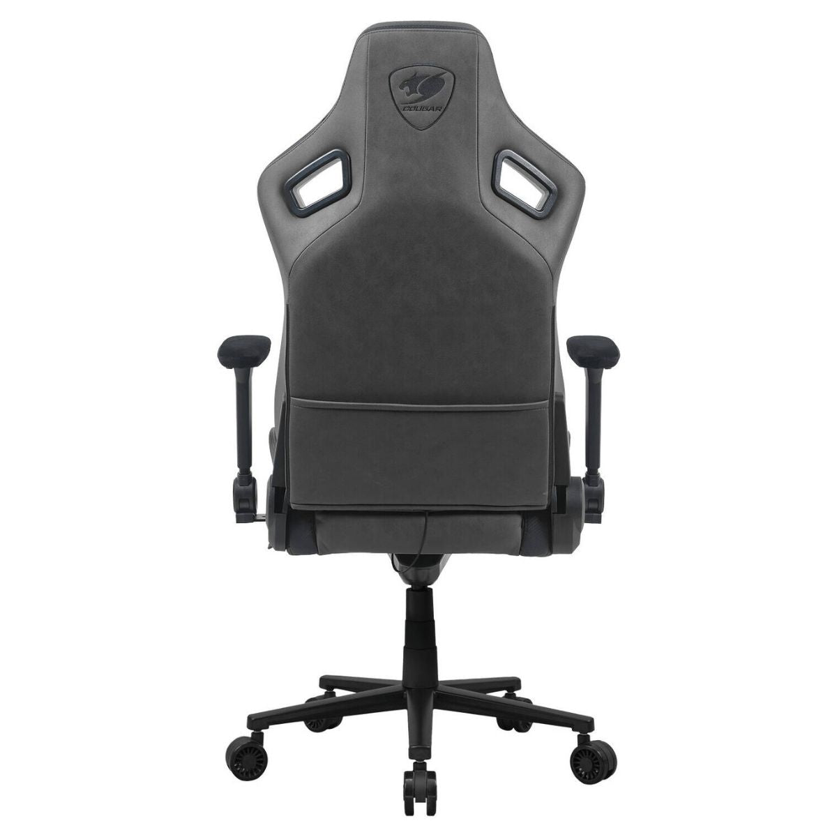 Cougar Defensor S Gaming Chair | PushBack Advanced Lumbar Support | 4D Folding Armrests | Leather-Like Fabric Surface | Adjustable Ergonomic Design | Class 4 Gas Lift Cylinder
