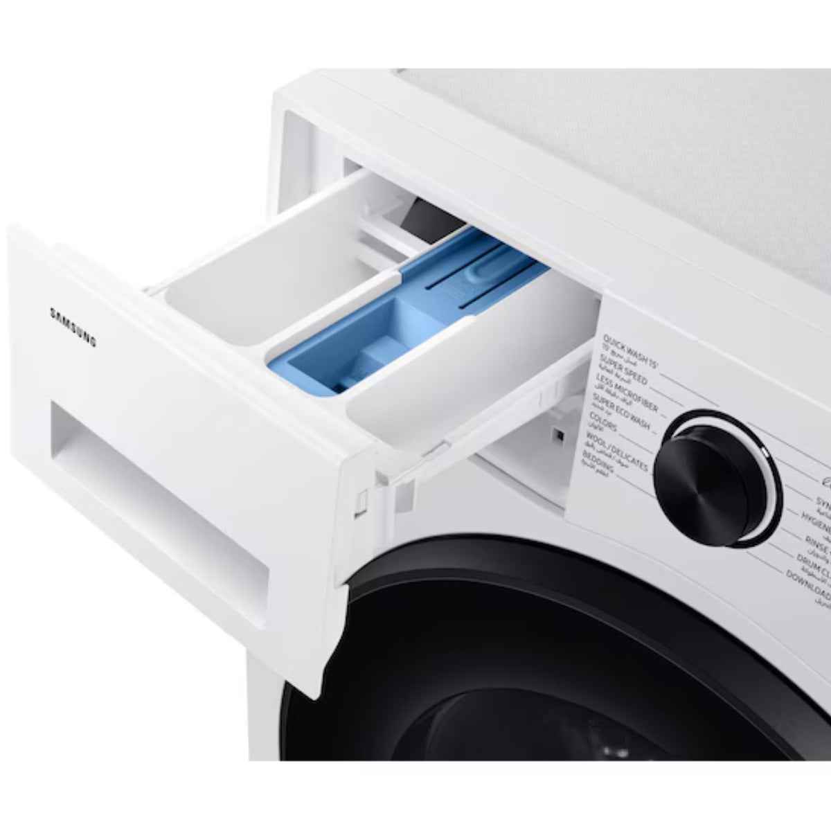 Samsung WW5000C / WW10CGC04DAEGU 10.5kg Front-Load Washing Machine – Eco Bubble™, SmartThings AI Energy Mode, Less Microfiber Cycle, White