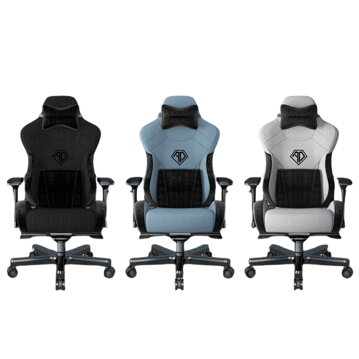 AndaSeat T-Pro II Premium Gaming Chair, 4D Armrests, Memory Foam Neck Pillow & Lumbar Support