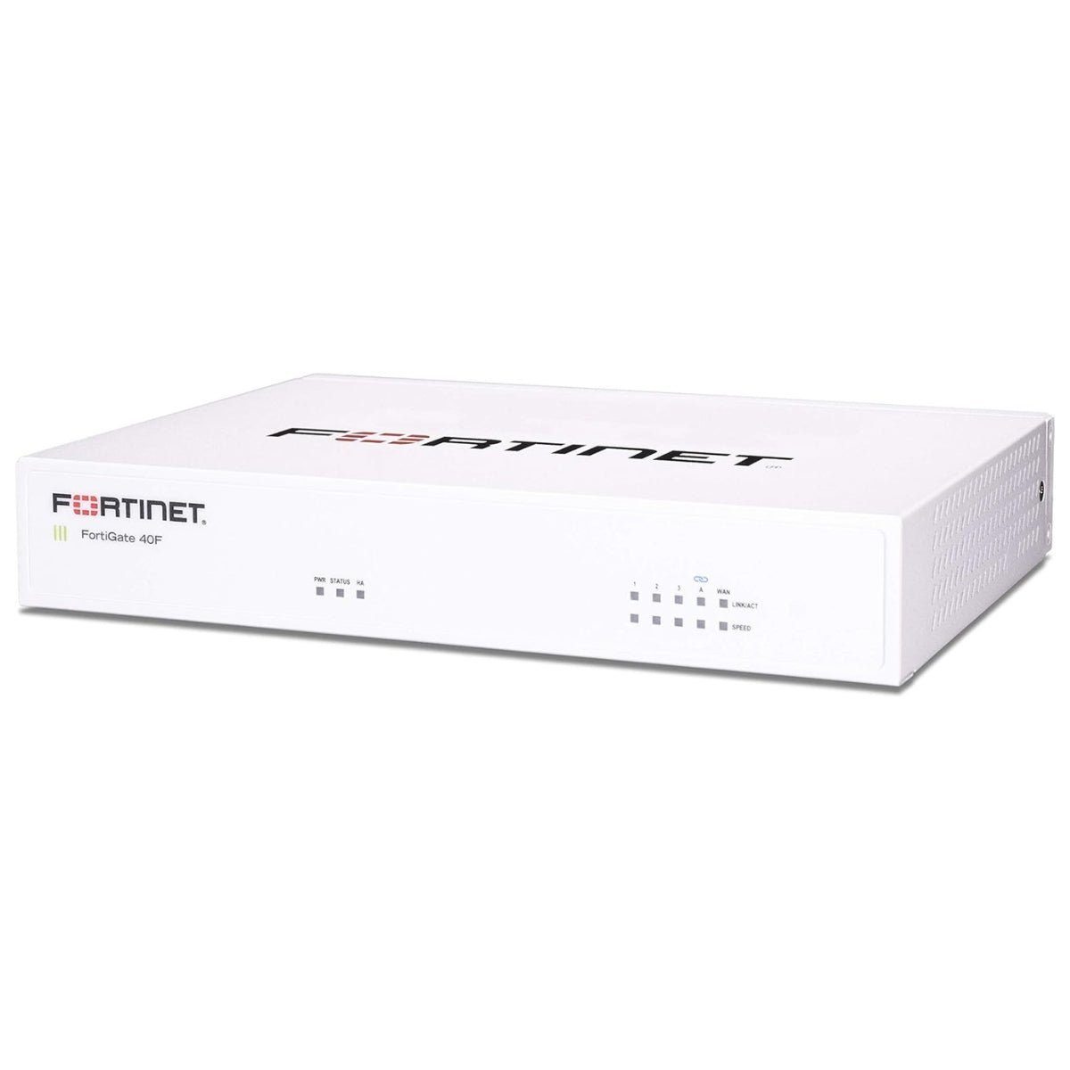 FortiGate-40F Firewall - 5 x Gigabit Ethernet RJ45 Ports (Including 4 x Internal Ports, 1 x WAN Ports) - Ideal for Small Businesses