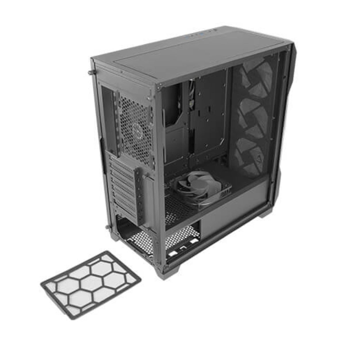 Antec Dark League DF600 FLUX Mid-Tower Gaming Case, Black