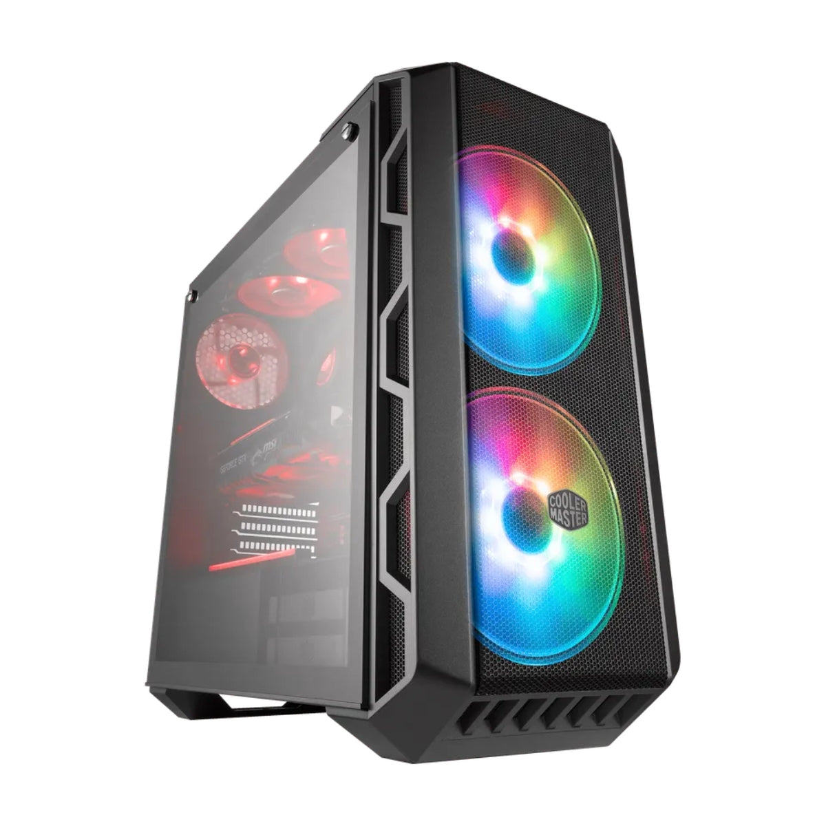 Cooler Master MasterCase H500 ARGB Airflow ATX Mid-Tower Dual 200mm ARGB, Black
