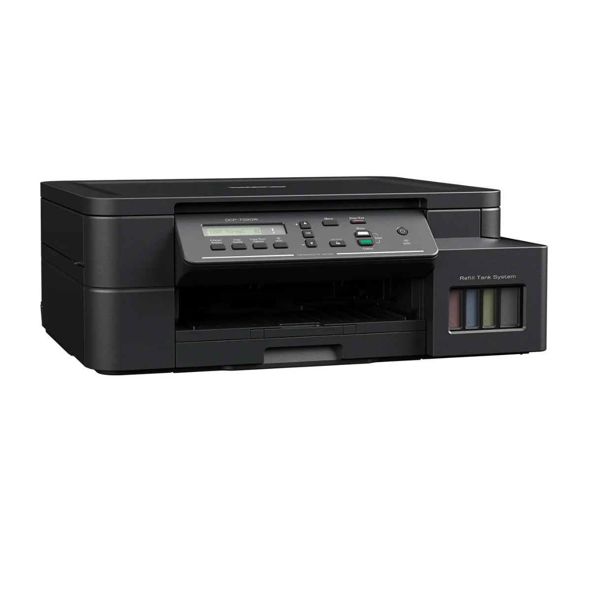 Brother DCP-T520W All-in-One Ink Tank Printer, High Volume, Low Cost- Wireless Convenience