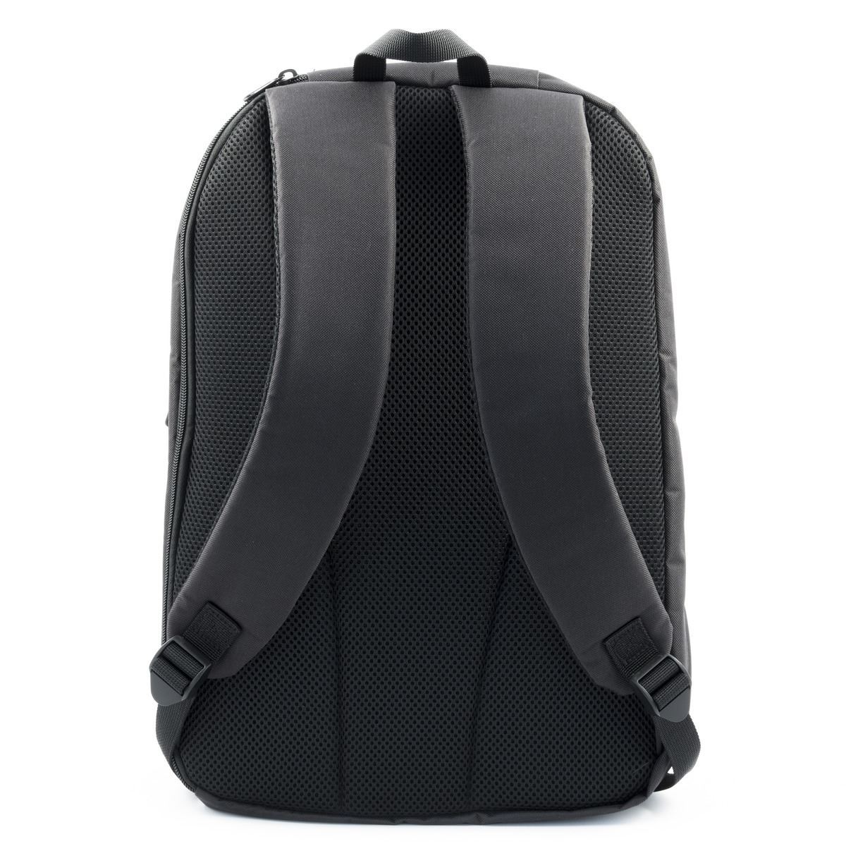 Targus Intellect 15.6" Laptop Bag, Side Loading Design, Padded & Adjustable Shoulder Strap, Water Repellent, RoHS, Black/Grey | TBB565GL