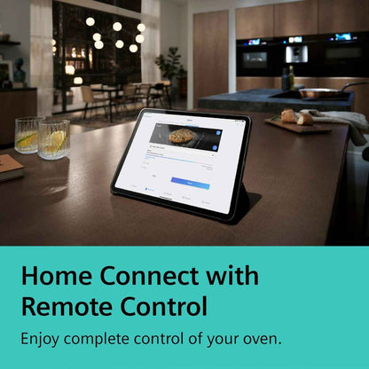 Siemens iQ700 Built-In Combi Steam Oven with Sous-Vide Function, Black (Model HS958GED1B)