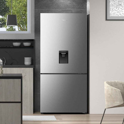 Hisense 500L Bottom‑Mount Refrigerator – RB5P504NMI3, Two‑Door with Water Dispenser & Total No Frost