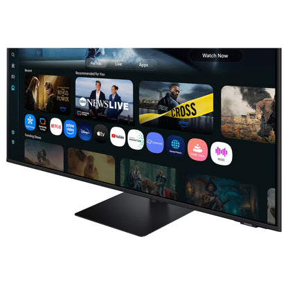 Samsung M7 M70F Smart Monitor, 43" VA Display, 4K UHD Resolution, 60Hz Refresh Rate, 4ms (GtG) Response Time, Tizen Operating System, WIFI5 & BT5.2 Connectivity, Black