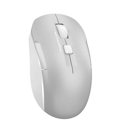 A4Tech Fstyler FB26CS Air2 Wireless Mouse – Dual Mode (BT + 2.4G), Rechargeable, Desk + Air Control, White Backlit