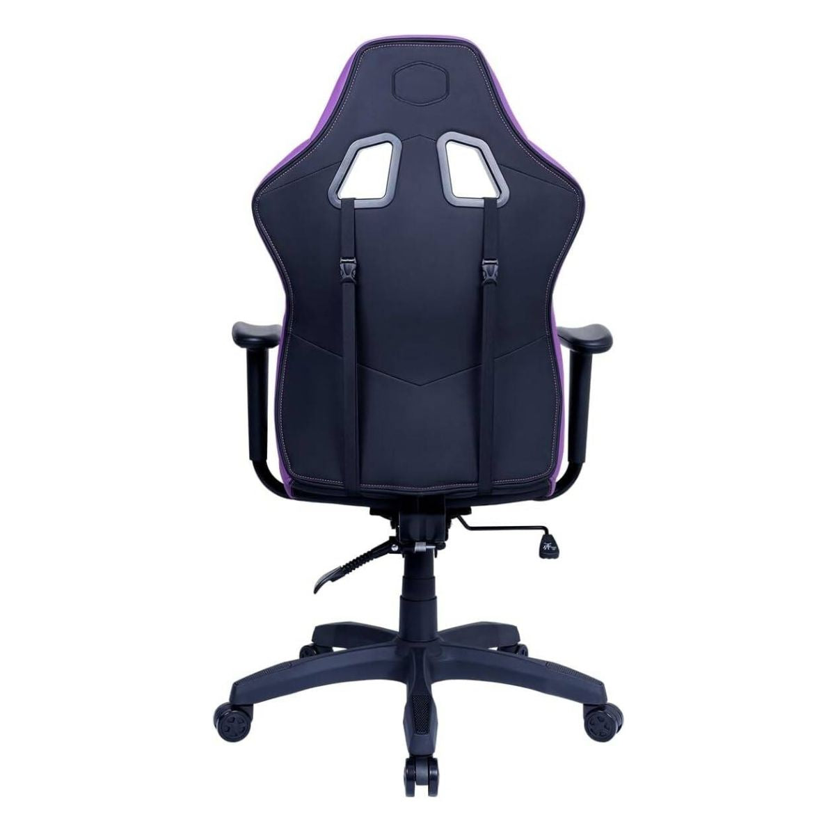 Cooler Master Caliber E1 Series Gaming Chair | Fixed Armrest | Ergonomic Headrest &amp; Lumbar Support | 90°–135° Recline | Perforated PU | High Density Foam | Black, Purple | CMI-GCE1-BK, CMI-GCE1-PR