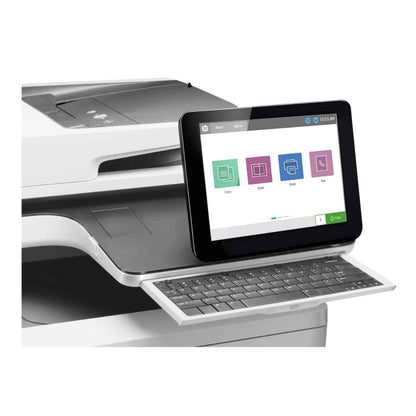 HP Color LaserJet Enterprise Flow MFP M578c Laser Printer, Print, Copy, Scan, Fax, Print Speed Up to 38ppm (Black) & 38ppm (Color), HP ImageREt 3600 Quality, 8" Color Touch Screen, White | 7ZU87A