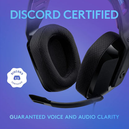 Logitech G335 Wired Gaming Headset, 40mm Drivers, Integrated Boom Mic, Soft, Breathable Memory Ear Cups, Adjustable Suspension Headband, Compatible with PC, PS, Xbox, Switch, - Mint
