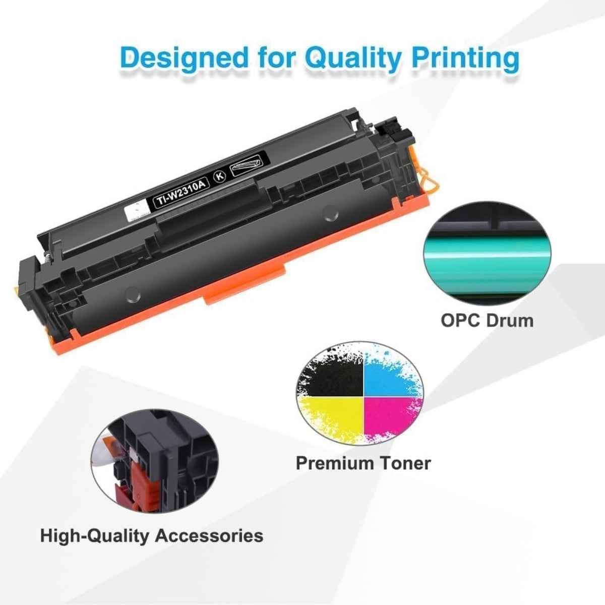 HP 230A  Original Color Toner Cartridge – Cyan, Magenta, Yellow – For HP Color LaserJet Pro MFP 4303dw