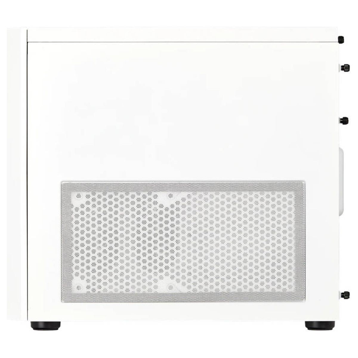 Corsair 280X Crystal RGB Tempered Glass Micro ATX PC Case, Steel+Plastic+Tempered Glass Materials, Up to 240mm Radiator, Up to 6x Fans, White | CC-9011137-WW