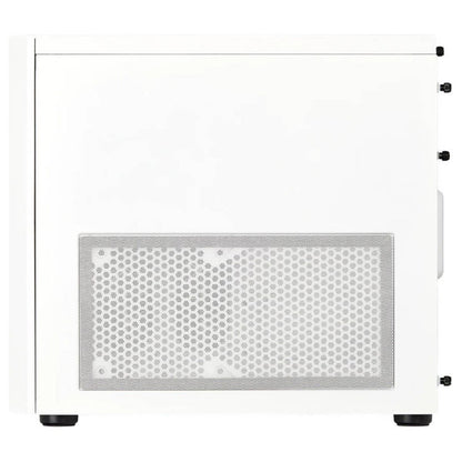 Corsair 280X Crystal RGB Tempered Glass Micro ATX PC Case, Steel+Plastic+Tempered Glass Materials, Up to 240mm Radiator, Up to 6x Fans, White | CC-9011137-WW