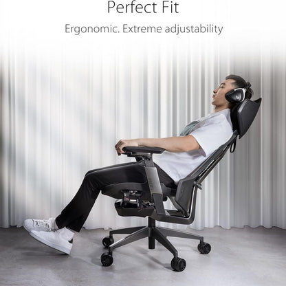 Asus ROG Destrier Ergo Gaming Chair – Exoskeletal Design, Mesh Comfort, Aluminum Frame