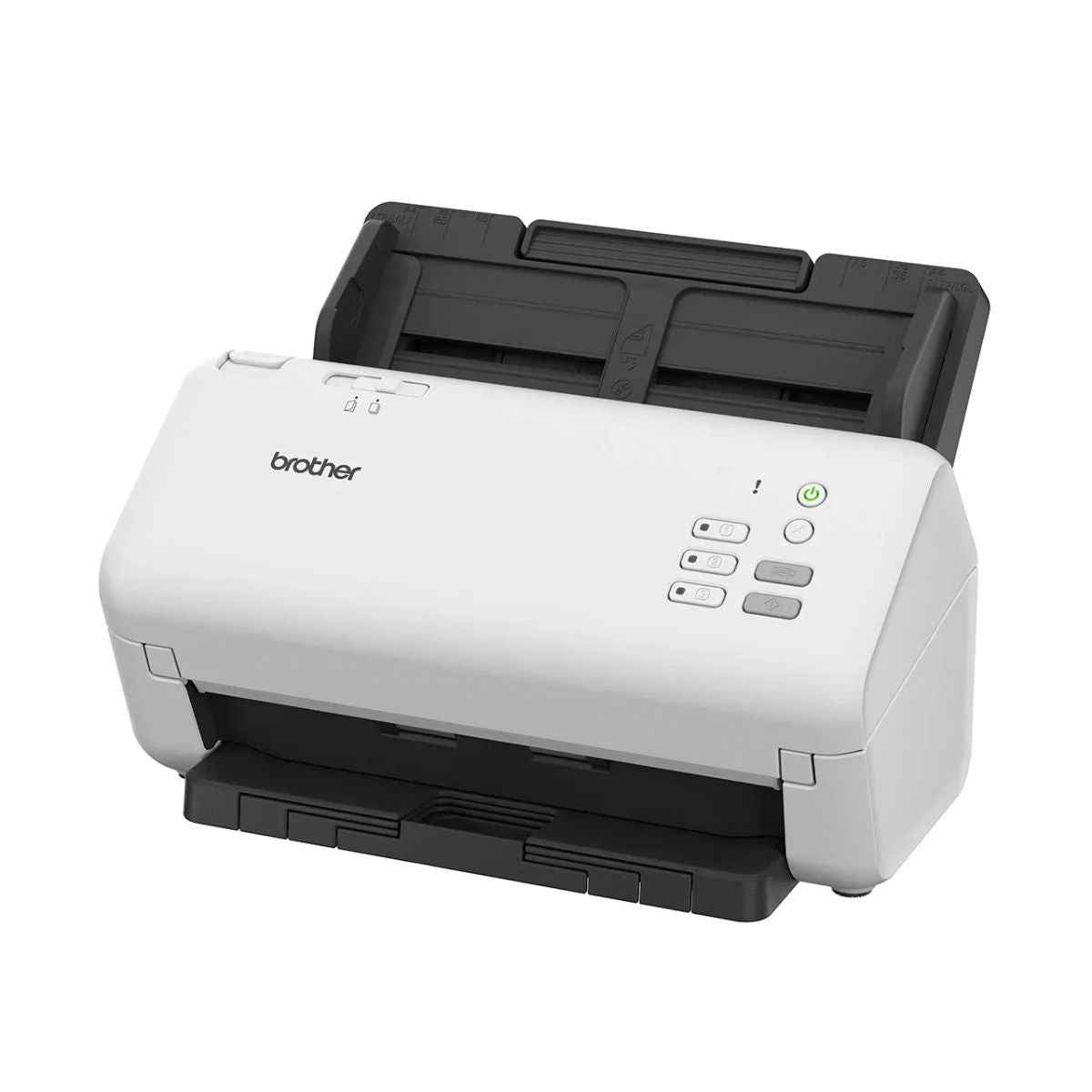 Brother ADS-4300N Scanner, 80 Sheets ADF, 40 PPM Simplex / 80 IPM Duplex Scan Speed, 600 DPI Resolution, Black/White | 5WDE0600173
