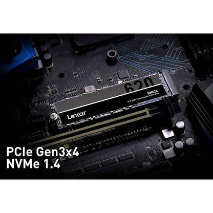 Lexar NM620 M.2 2280 PCIe Gen3x4 NVMe Internal SSD – Up to 1TB, 3300MB/s Read, 3000MB/s Write, 3D TLC NAND