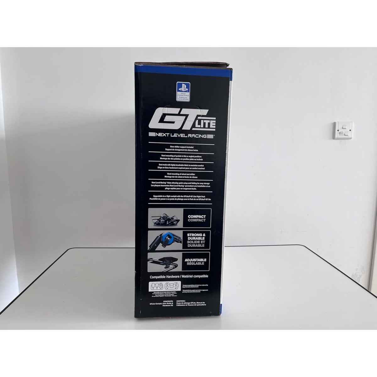 Next Level Racing GT Lite PlayStation Edition Cockpit – Compact, Foldable