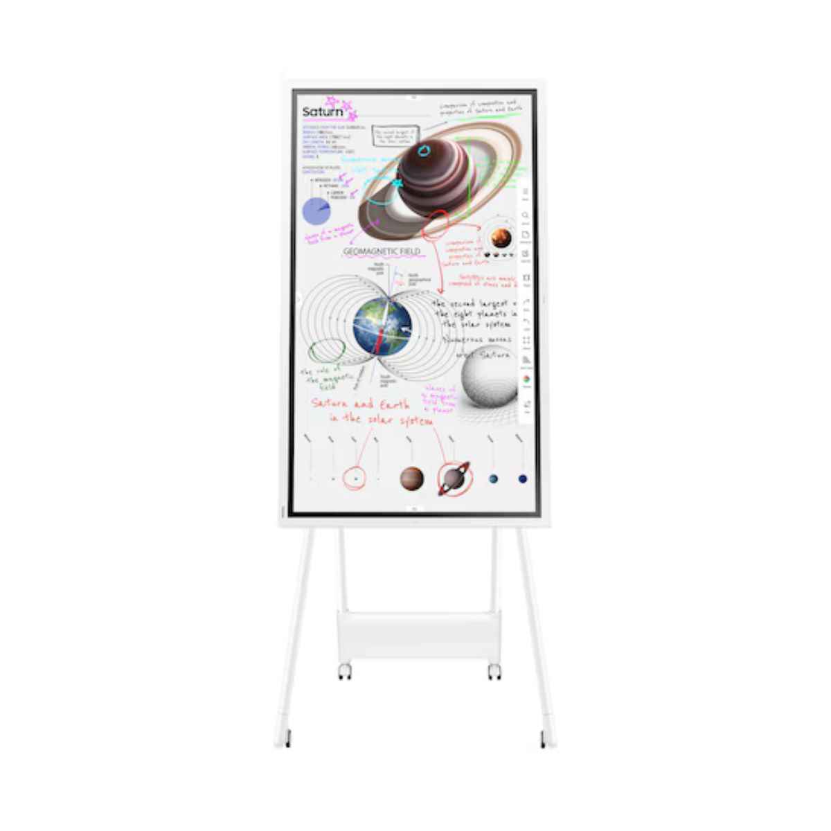 Samsung Flip Pro WM55B 55" 4K Interactive Display – Multi-Touch Smart Collaboration Board, Tizen OS, LH55WMBWBGCXUE