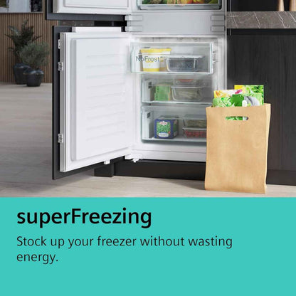 Siemens iQ300 605L French Door Bottom Freezer Fridge Freezer – Black Steel Anti-Fingerprint, (KF96NAXEAG)