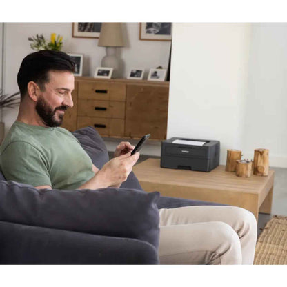 Brother HL-L2400D Compact Mono Laser Printer, Automatic Duplex Printing, Up to 30/32 ppm Print Speed, Up to 1200 x 1200 dpi Resolution, Hi-Speed USB 2.0 Connectivity, Black | HL-L2400D