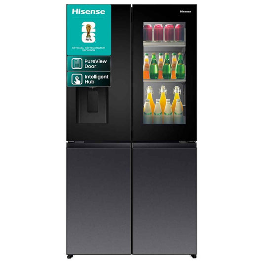 Hisense 607L Four Door French Smart Refrigerator – RQ9P780TTB1, Grey Finish