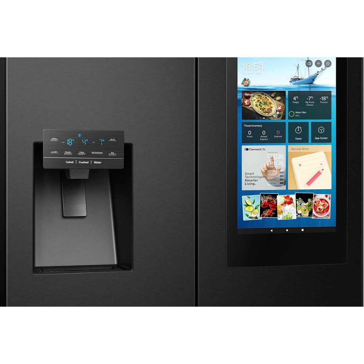 Hisense 538L Four Door French Smart Refrigerator – Touch Screen, Water & Ice Dispenser | RQ759N4IBU1