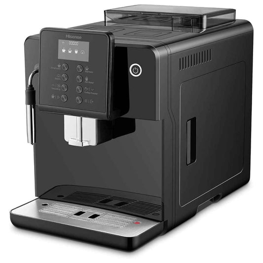 Hisense Fully Automatic Espresso Coffee Machine – HAUCMBK1S1, Black