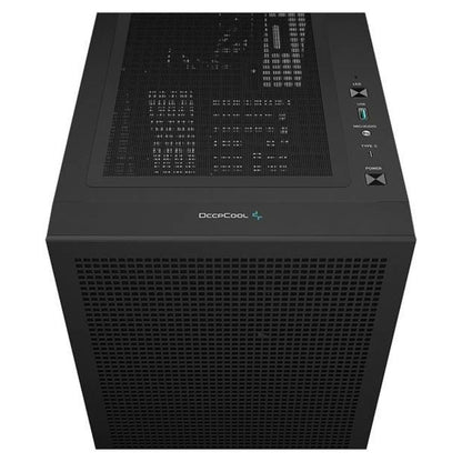 DeepCool CH560 Digital ATX Mid-Tower Computer Case | Real-Time Digital Display | Hybrid Airflow Tempered Glass Panel | ATX Motherboard Support | ABS + SPCC + Tempered Glass Construction | Black | R-CH560-BKAPE4D-G-1