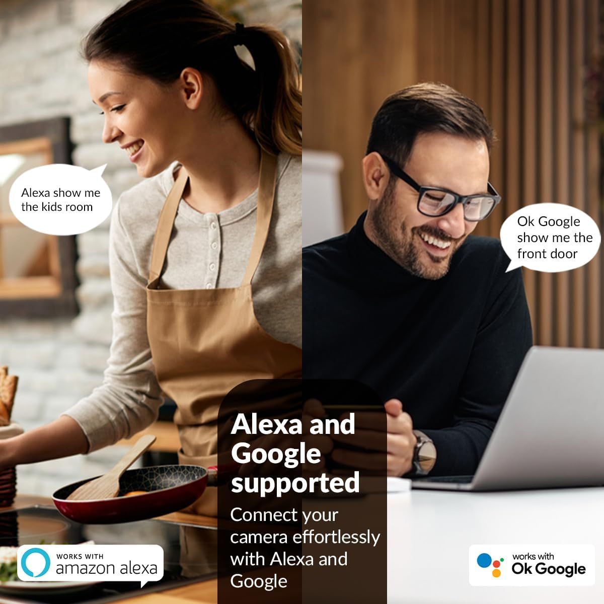 CP PLUS 4MP Wi-Fi Full Color Outdoor Smart Security Camera – Alexa & Google Assistant Compatible | CP-Z43A