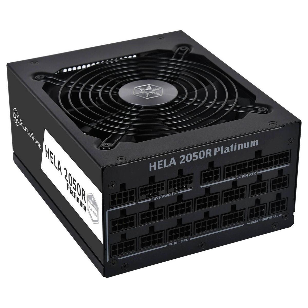 SilverStone HELA 2050R Platinum Fully Modular Power Supply, 2050W Power, Cybenetics Platinum Certified, Active PFC, All Japanese Electrolytic Capacitors, Black