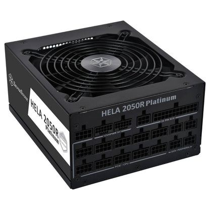 SilverStone HELA 2050R Platinum Fully Modular Power Supply, 2050W Power, Cybenetics Platinum Certified, Active PFC, All Japanese Electrolytic Capacitors, Black