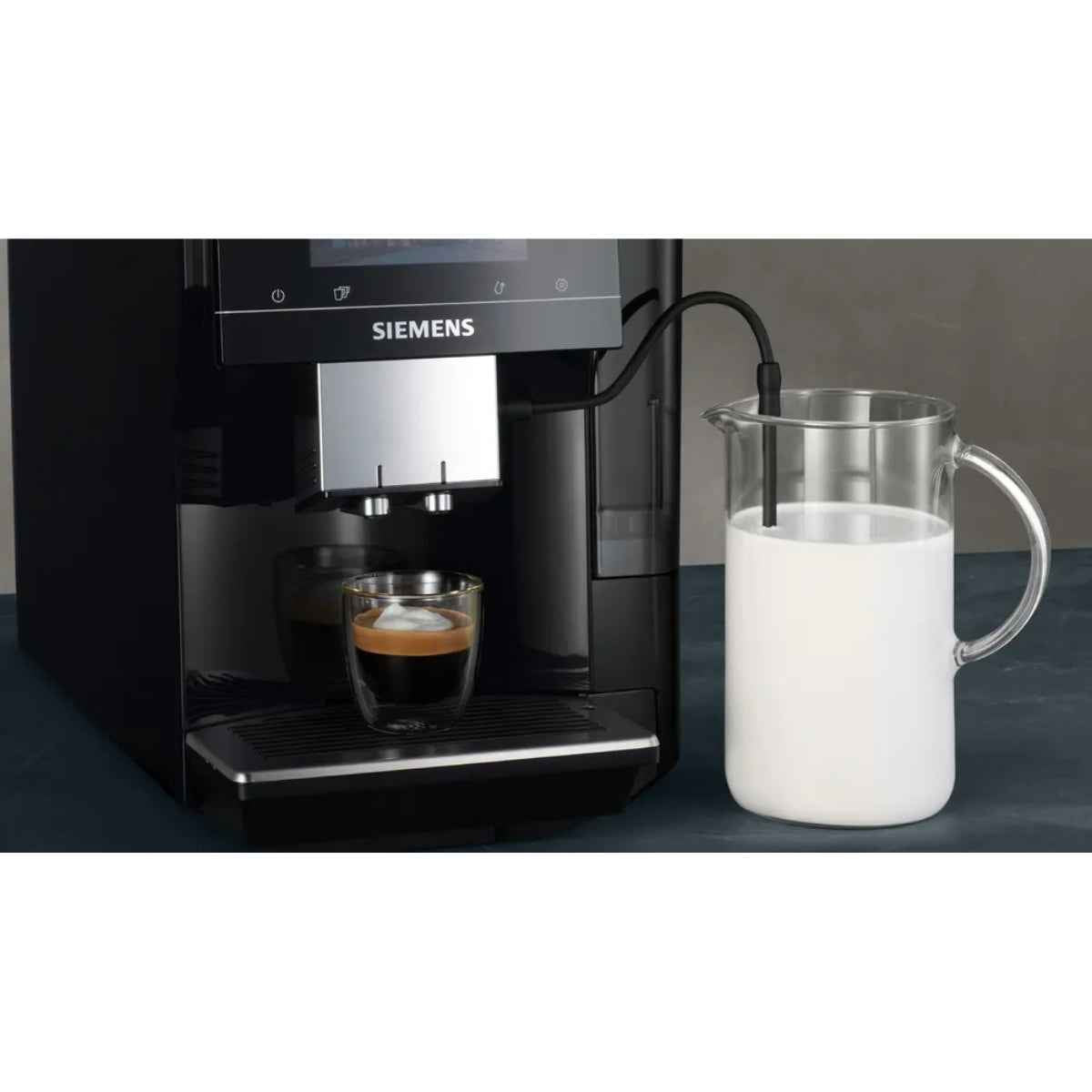 Siemens EQ700 TP713GB9 Bean-to-Cup Coffee Machine – Piano Black