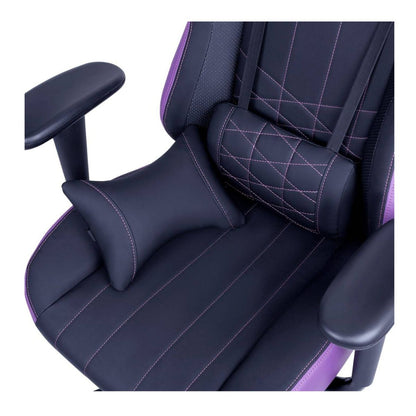 Cooler Master Caliber E1 Series Gaming Chair | Fixed Armrest | Ergonomic Headrest &amp; Lumbar Support | 90°–135° Recline | Perforated PU | High Density Foam | Black, Purple | CMI-GCE1-BK, CMI-GCE1-PR