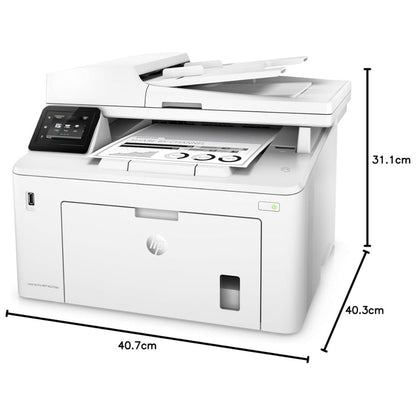 HP LaserJet Pro MFP M227fdw – Monochrome All-in-One Laser Printer (Print / Copy / Scan / Fax), Auto Duplex, Wi-Fi