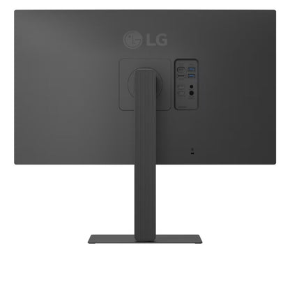 LG  UltraFine Monitor, 27" IPS Display, 4K UHD Resolution, 60Hz Refresh Rate, 5ms (GtG) Response Time, Super Resolution+, Dynamic Action Sync, USB Type-C, Black