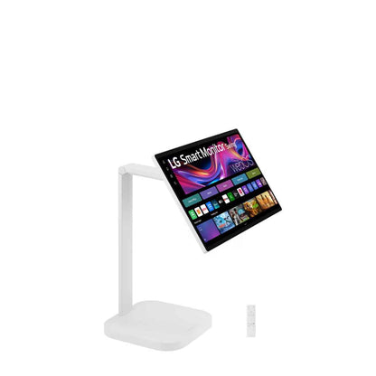 LG Smart Monitor Swing, 32" IPS Display, 4K UHD Resolution, 60Hz Refresh Rate, 5ms (GtG) Response Time, AirPlay 2, Screen Share, Bluetooth, WebOS, White