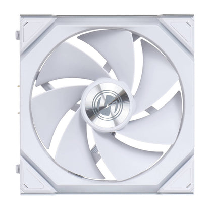 Lian-Li UNI FAN SL Wireless Reverse Blade Case Fans – 120mm, 2000 RPM, 69.5 CFM Airflow, FDB Bearing, Pack of 3 | Black / White