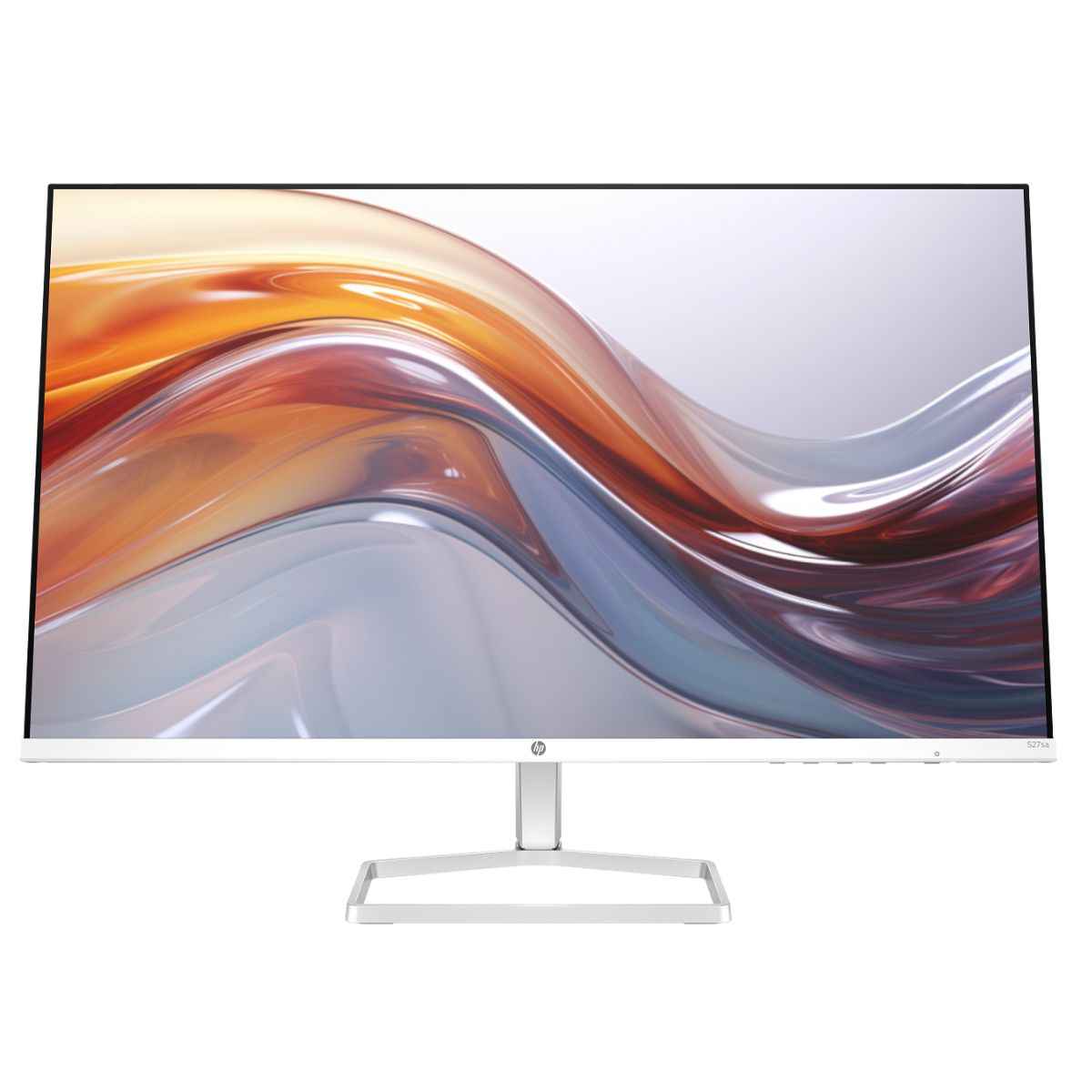HP Series 5 Monitor, 27" FHD IPS Display, 100Hz Refresh Rate, 5ms (GtG W/ Overdrive) Response Time, 2x 2W Speaker, Tilt Adjustable, 3-Sided Micro-Edge Bezel, White/Silver