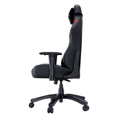 AndaSeat Luna Series Gaming Chair – Fabric Linen, 1D Armrest, Class 4 Gas Lift, 90°–160° Recline - Black, Black/Blue, Black/Red, Gray