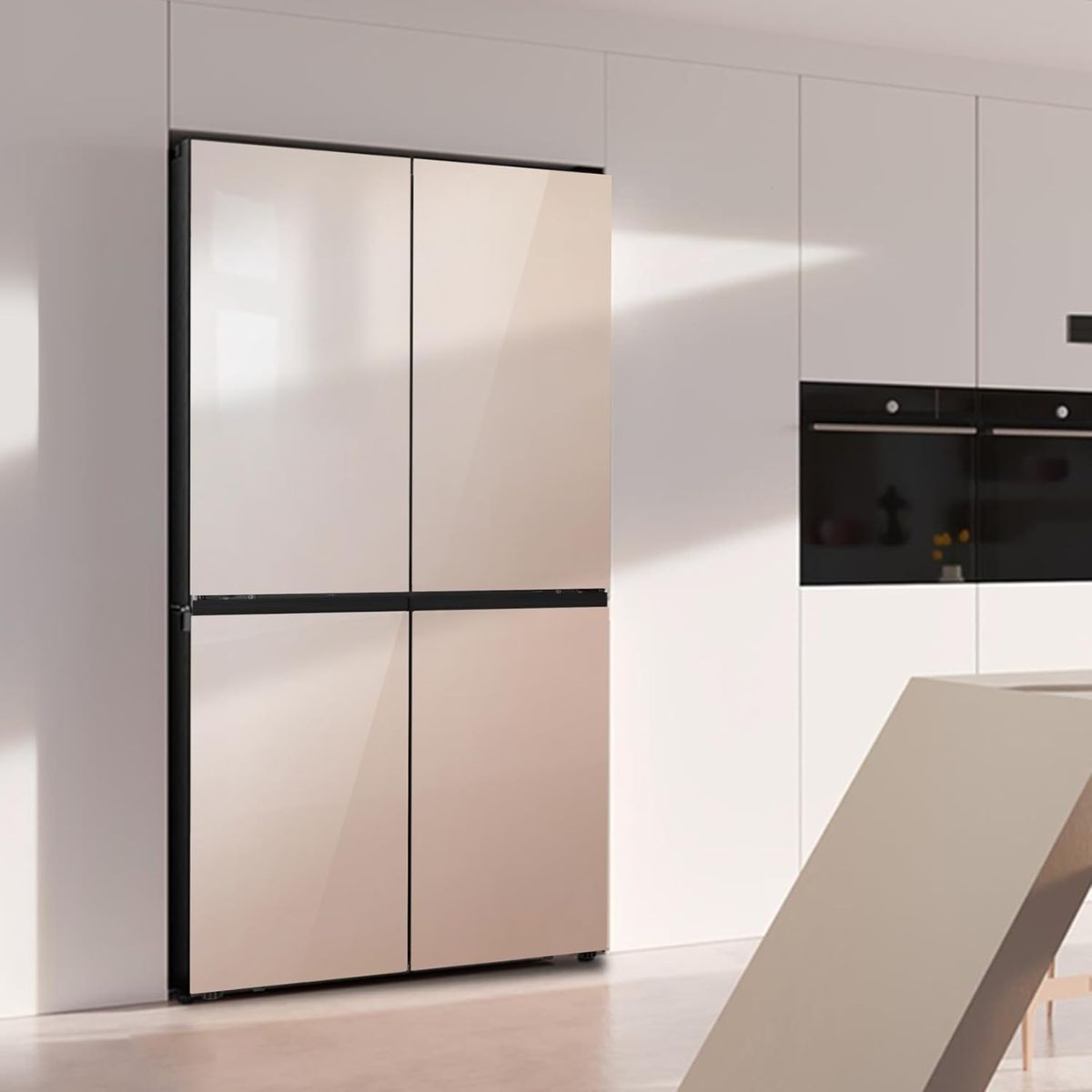 Hisense RQ5G470SBK3 Cross Door Refrigerator | 457 Litres | My Fresh Choice | Dual-Tech Cooling | Bottom Cooling System | Khaki Glass