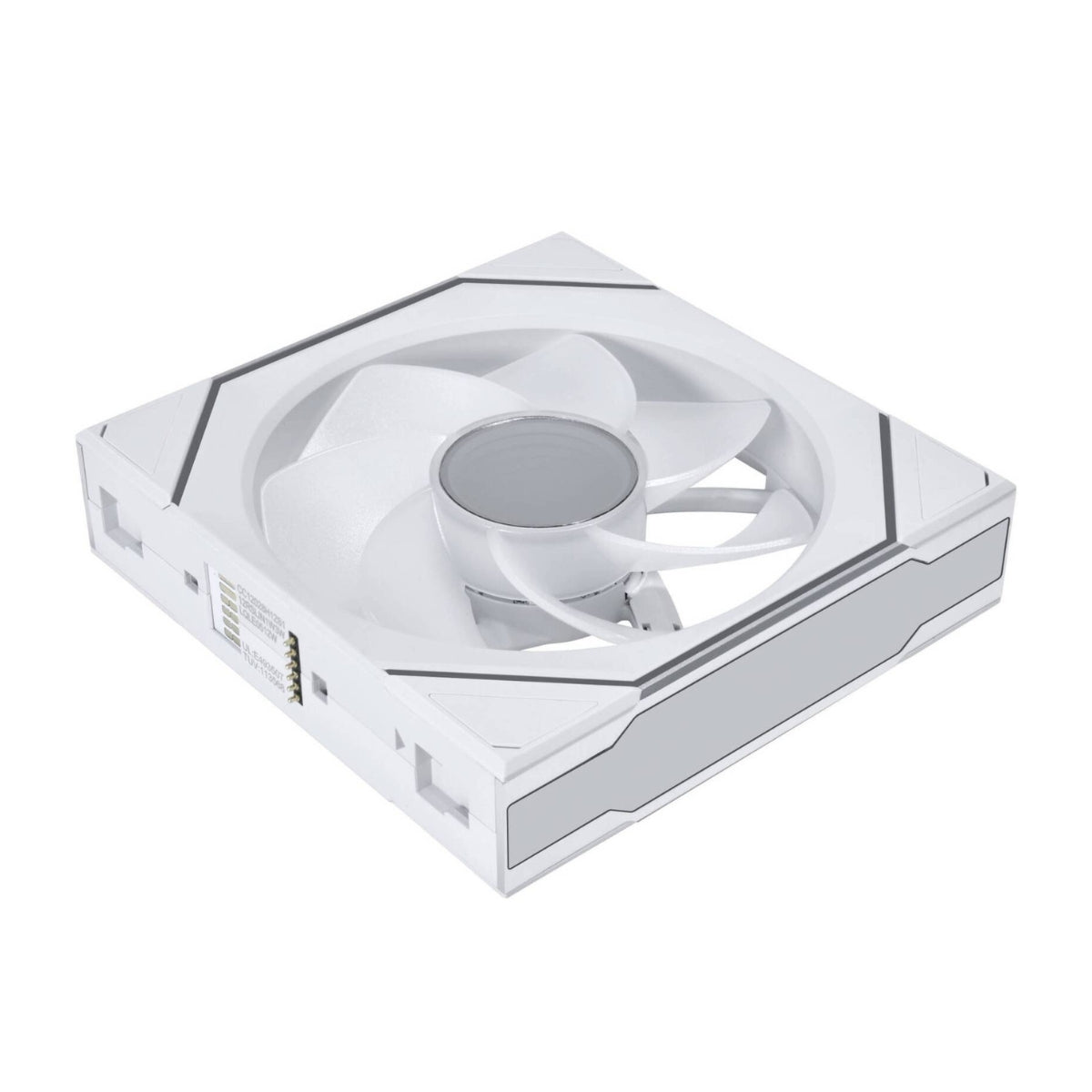 Lian-Li UNI FAN SL-INF Wireless Reverse Blade 120mm Case Fans – 2200 RPM, 69.7 CFM Airflow, FDB Bearing, Pack of 3 | Black / White